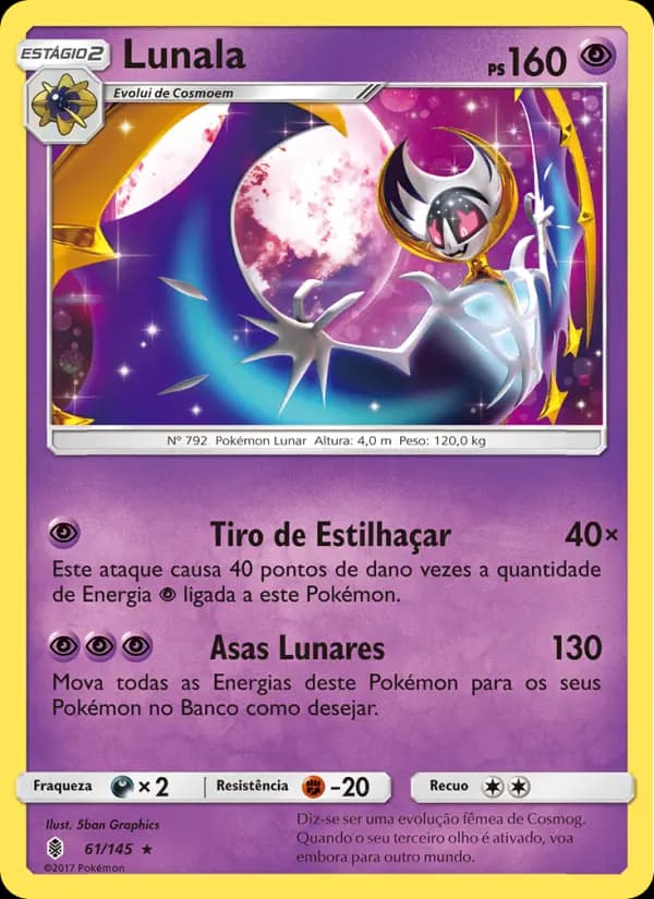 Lunala, carta 61 de Guardiões Ascendentes