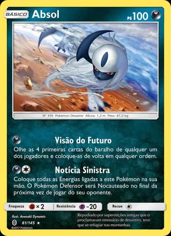Absol, carta 81 de Guardiões Ascendentes