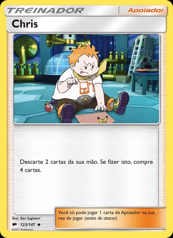 Chris, carta 123 de Sombras Ardentes
