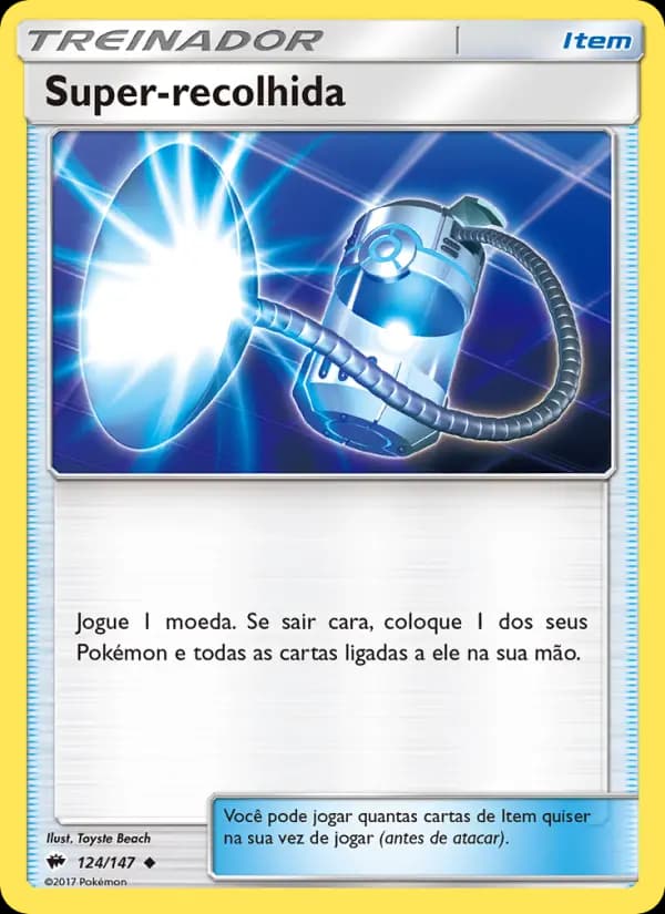 Super-recolhida, carta 124 de Sombras Ardentes