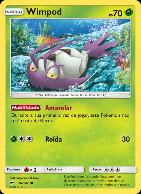 Wimpod, carta 16 de Sombras Ardentes