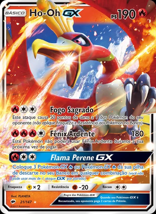 Ho-Oh GX, carta 21 de Sombras Ardentes