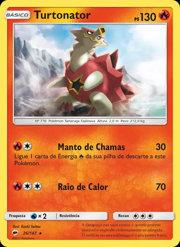 Turtonator, carta 26 de Sombras Ardentes