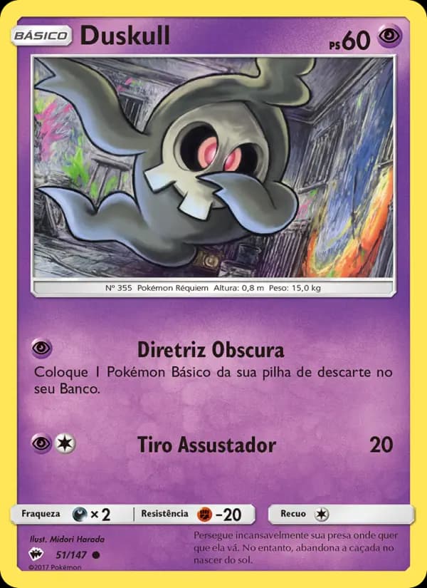Duskull, carta 51 de Sombras Ardentes