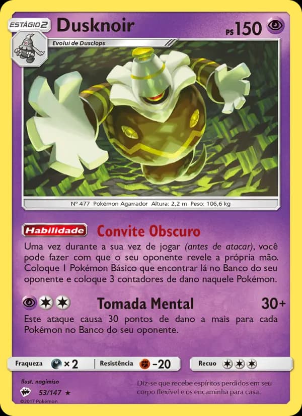 Dusknoir, carta 53 de Sombras Ardentes