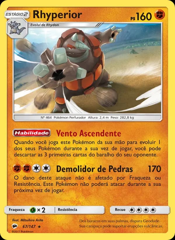 Rhyperior, carta 67 de Sombras Ardentes
