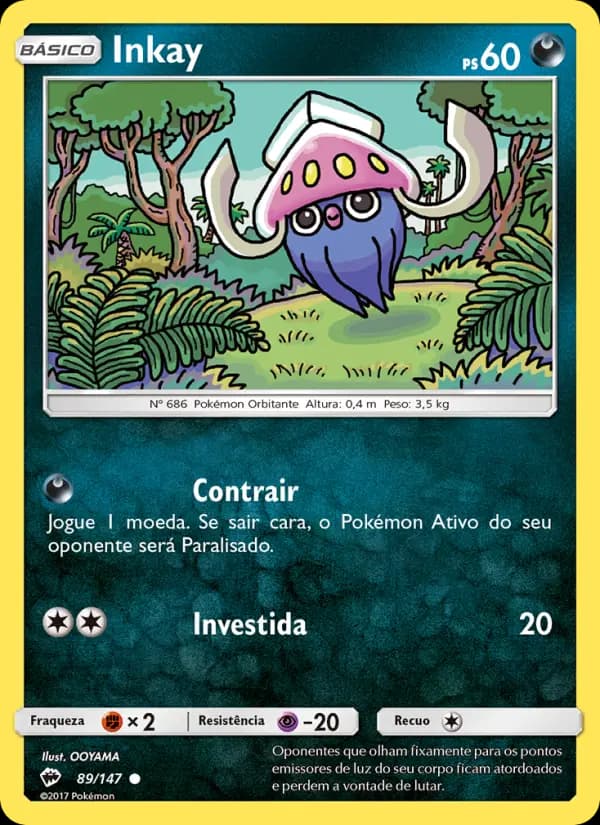 Inkay, carta 89 de Sombras Ardentes