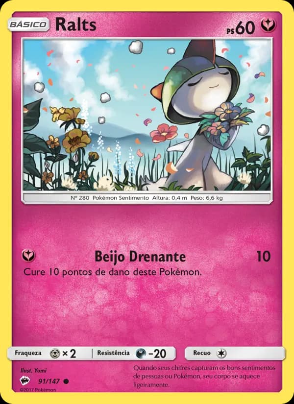 Ralts, carta 91 de Sombras Ardentes