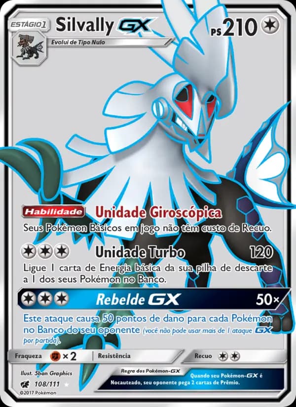 Silvally GX, carta 108 de Invasão Carmim