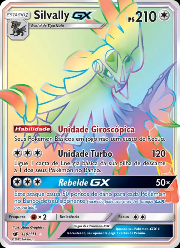 Silvally GX, carta 119 de Invasão Carmim