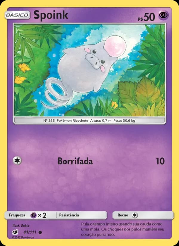Spoink, carta 41 de Invasão Carmim