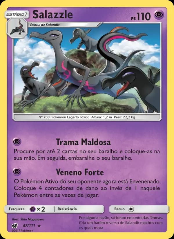 Salazzle, carta 47 de Invasão Carmim