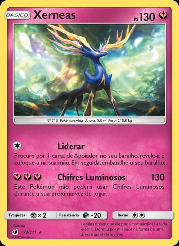 Xerneas, carta 73 de Invasão Carmim
