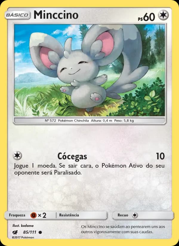 Minccino, carta 85 de Invasão Carmim