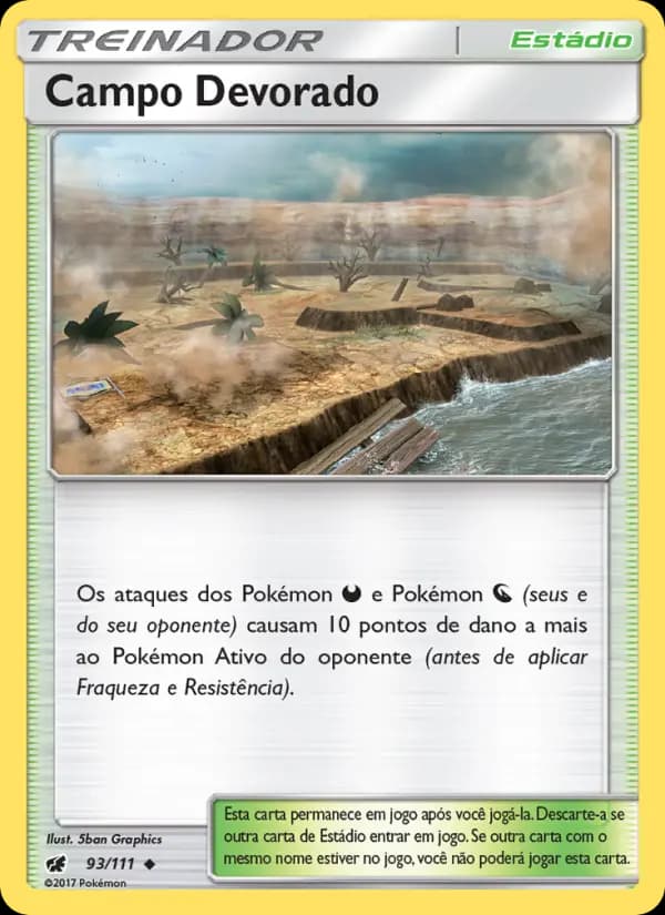 Campo Devorado, carta 93 de Invasão Carmim