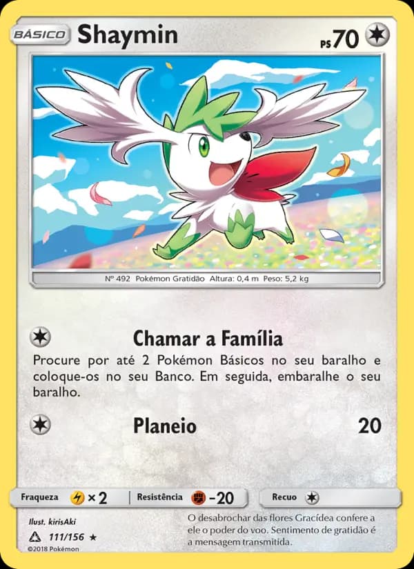 Shaymin, carta 111 de Ultra Prisma