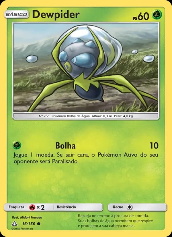 Dewpider, carta 16 de Ultra Prisma