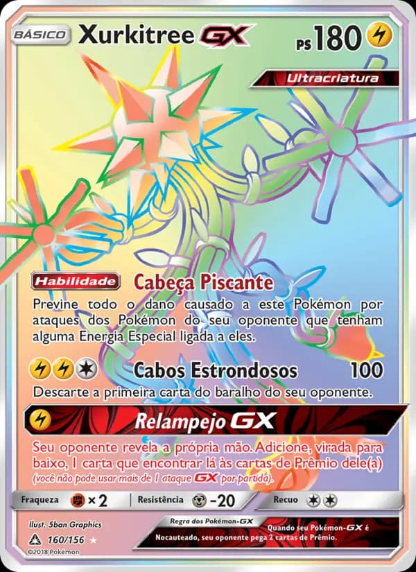 Xurkitree GX, carta 160 de Ultra Prisma