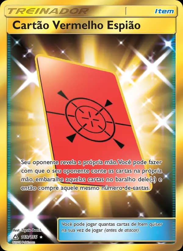 Cartão Vermelho Espião, carta 169 de Ultra Prisma