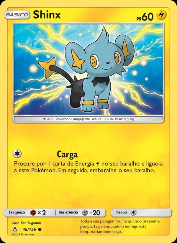 Shinx, carta 46 de Ultra Prisma
