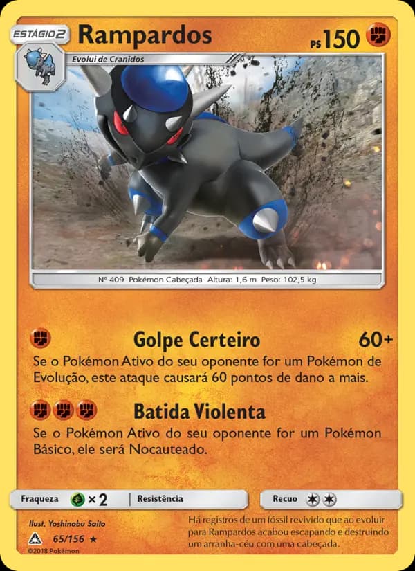 Rampardos, carta 65 de Ultra Prisma