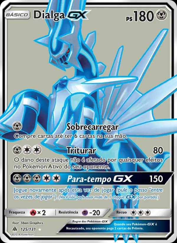 Dialga GX, carta 125 de Luz Proibida