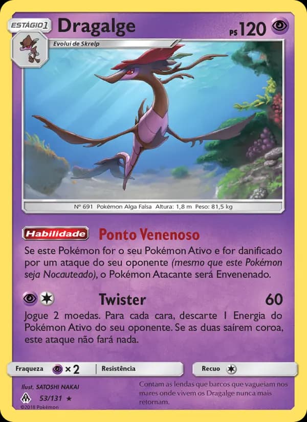Dragalge, carta 53 de Luz Proibida