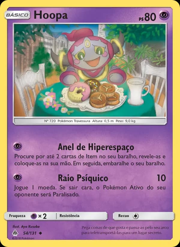 Hoopa, carta 54 de Luz Proibida