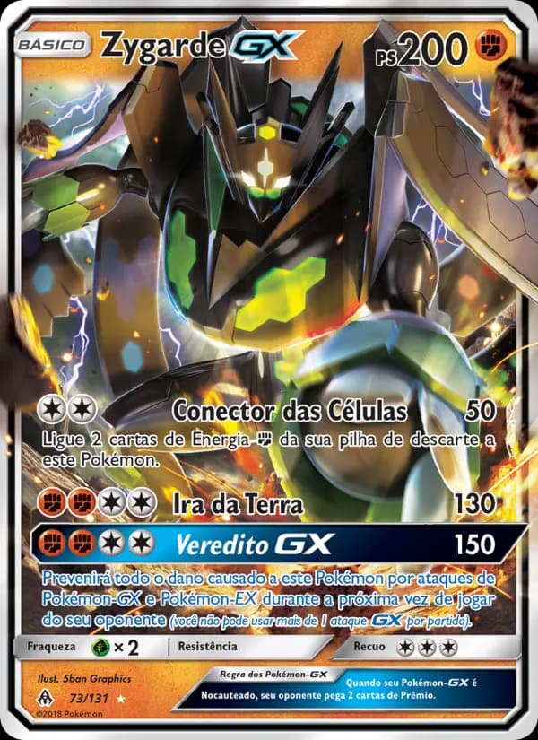 Zygarde GX, carta 73 de Luz Proibida