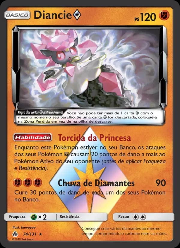 Diancie ◇, carta 74 de Luz Proibida