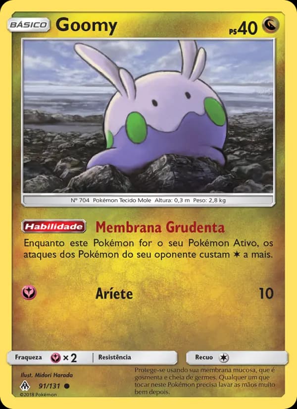 Goomy, carta 91 de Luz Proibida
