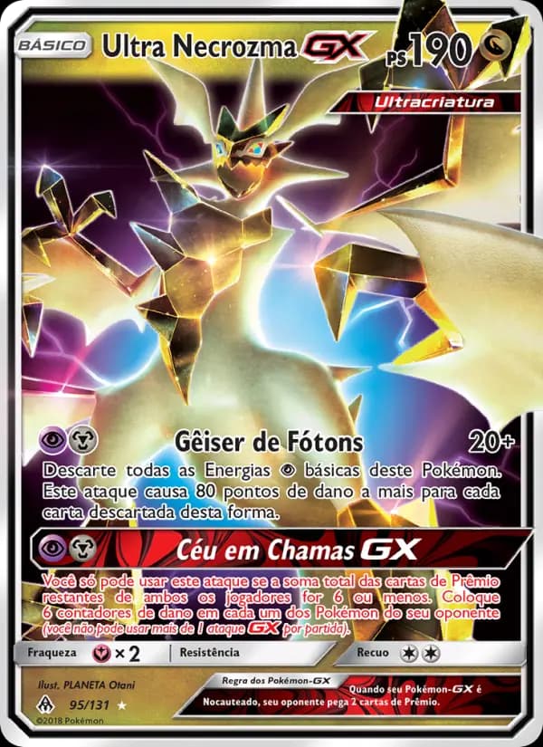 Ultra Necrozma GX, carta 95 de Luz Proibida