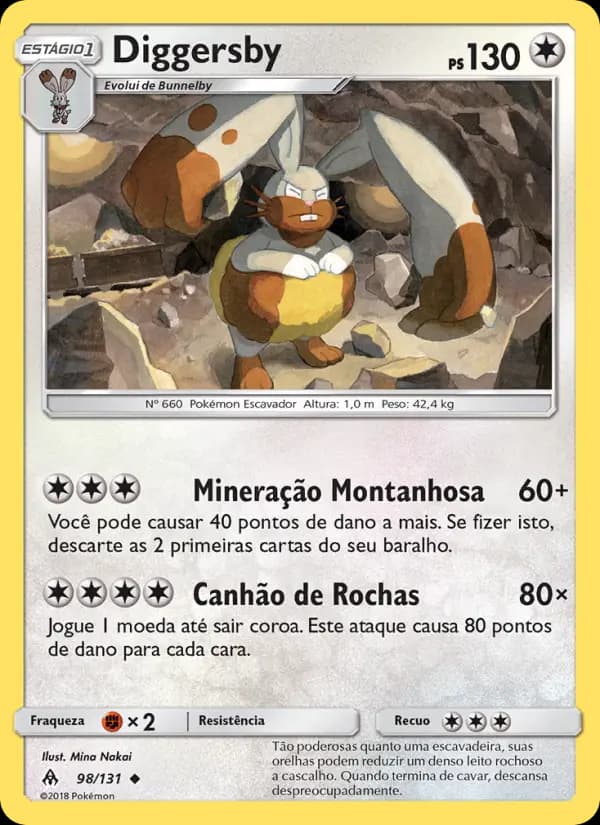 Diggersby, carta 98 de Luz Proibida