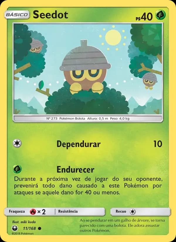Seedot, carta 11 de Tempestade Celestial