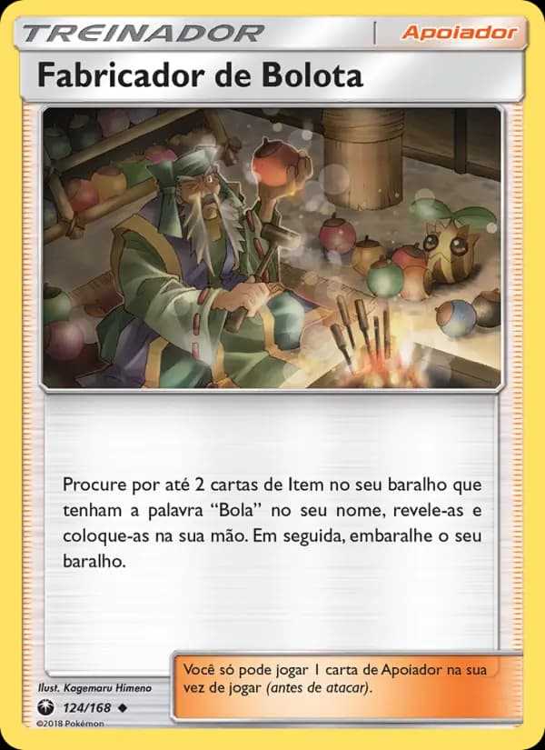 Fabricador de Bolota, carta 124 de Tempestade Celestial