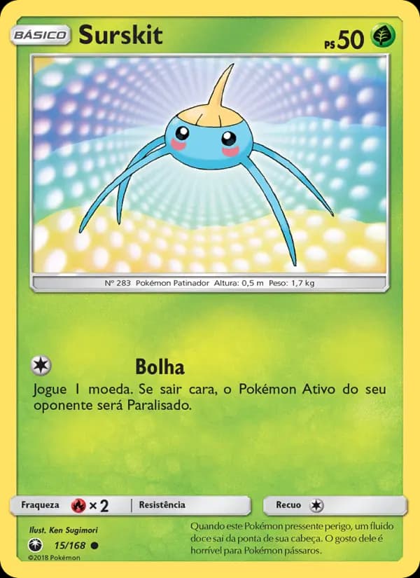 Surskit, carta 15 de Tempestade Celestial