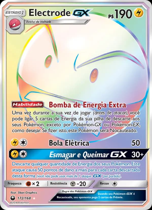 Electrode GX, carta 172 de Tempestade Celestial