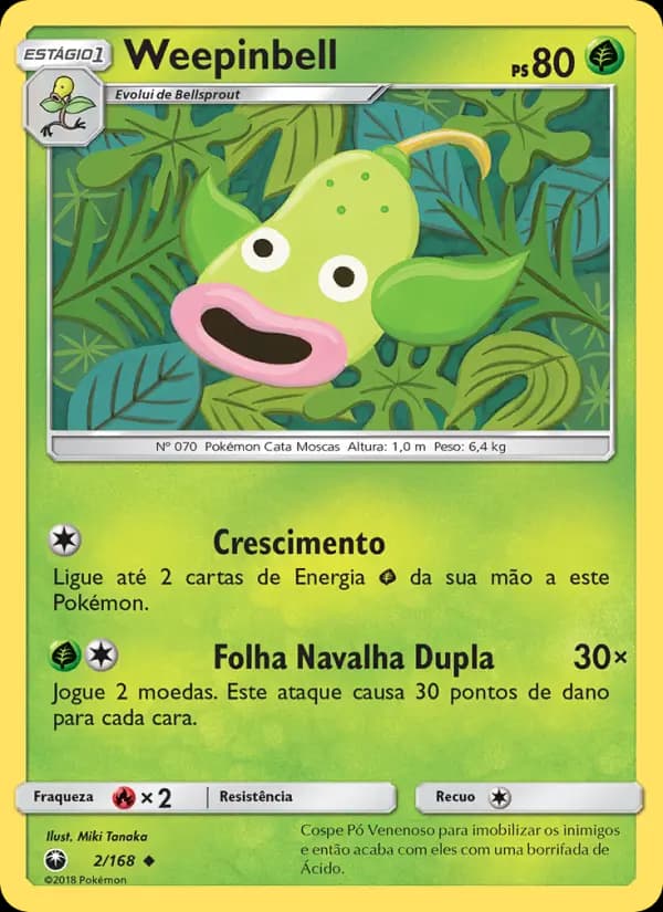 Weepinbell, carta 2 de Tempestade Celestial