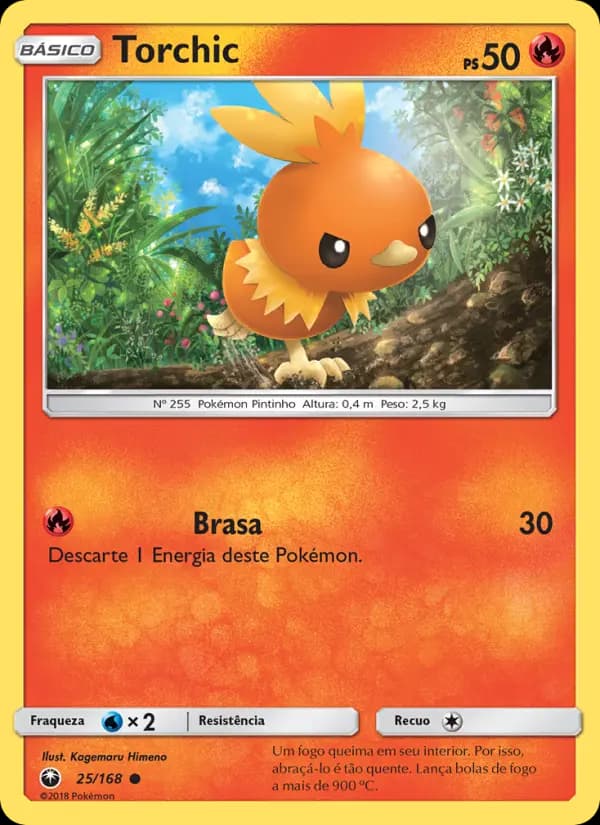 Torchic, carta 25 de Tempestade Celestial
