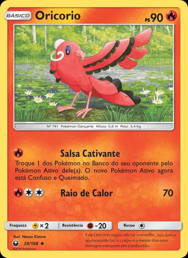 Oricorio, carta 30 de Tempestade Celestial