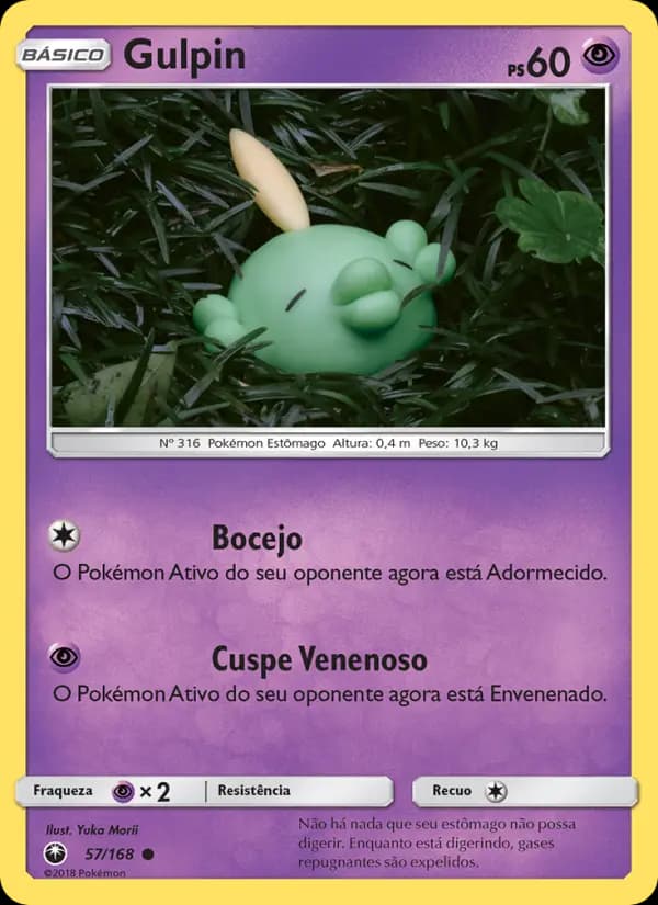 Gulpin, carta 57 de Tempestade Celestial