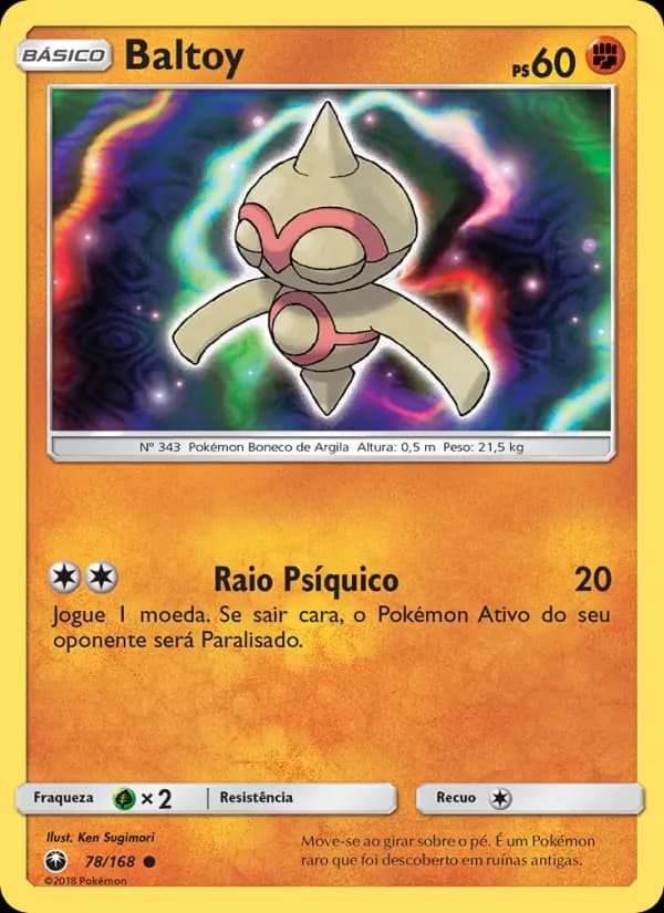 Baltoy, carta 78 de Tempestade Celestial