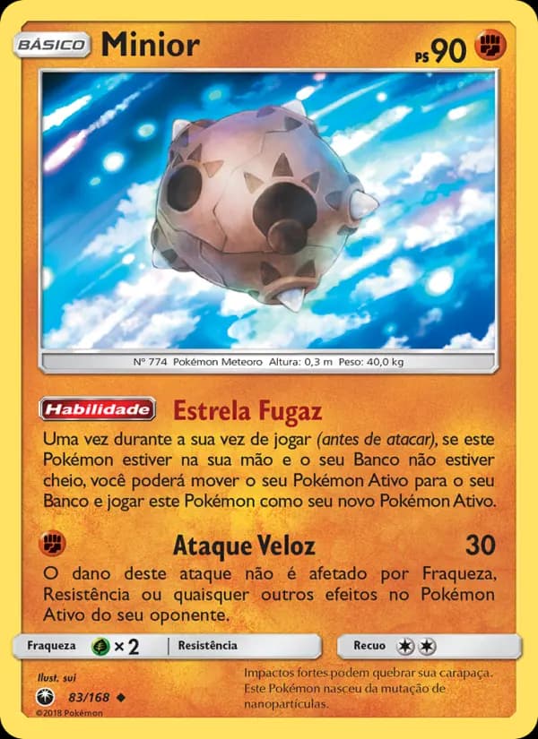 Minior, carta 83 de Tempestade Celestial