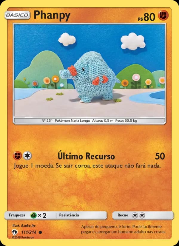 Phanpy, carta 111 de Trovões Perdidos