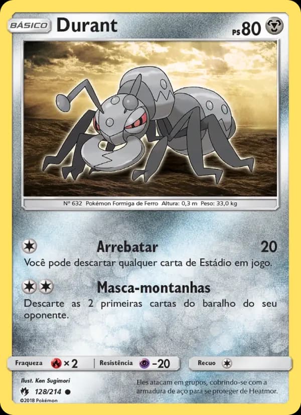 Durant, carta 128 de Trovões Perdidos