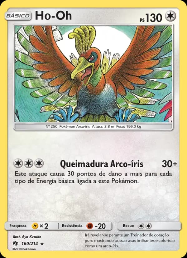 Ho-Oh, carta 160 de Trovões Perdidos