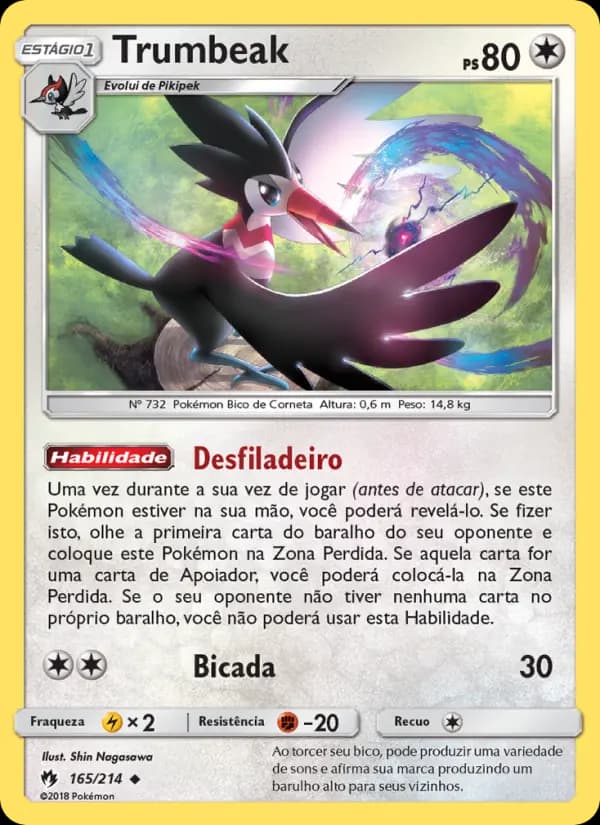 Trumbeak, carta 165 de Trovões Perdidos