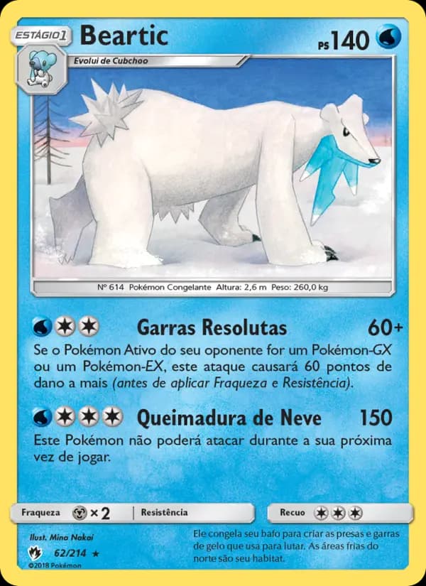 Beartic, carta 62 de Trovões Perdidos