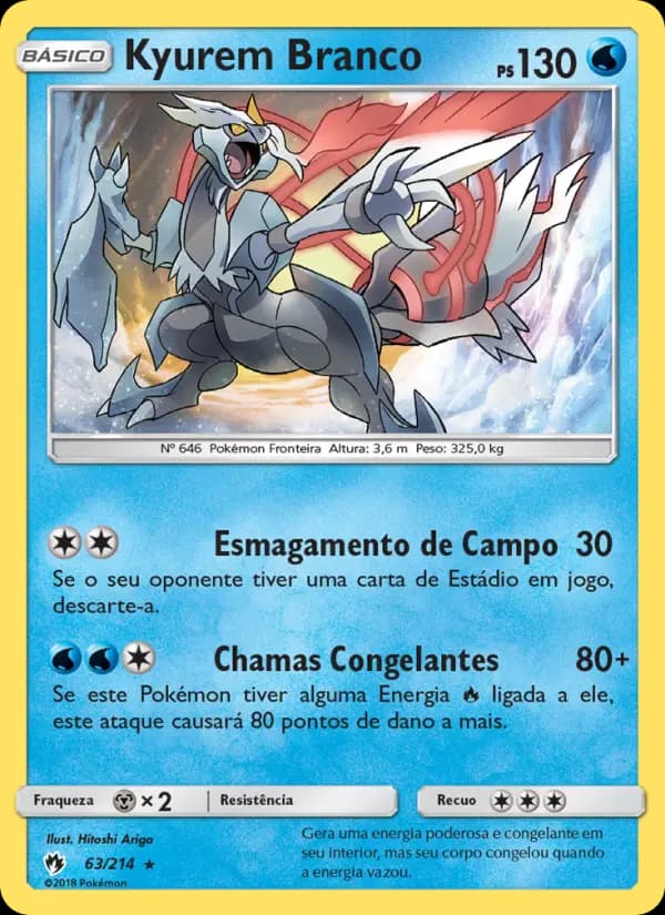 Kyurem Branco, carta 63 de Trovões Perdidos