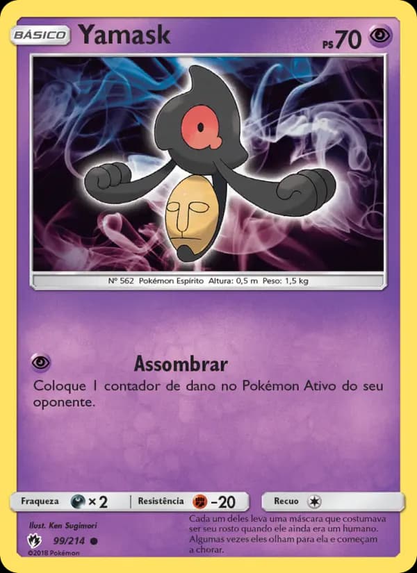 Yamask, carta 99 de Trovões Perdidos